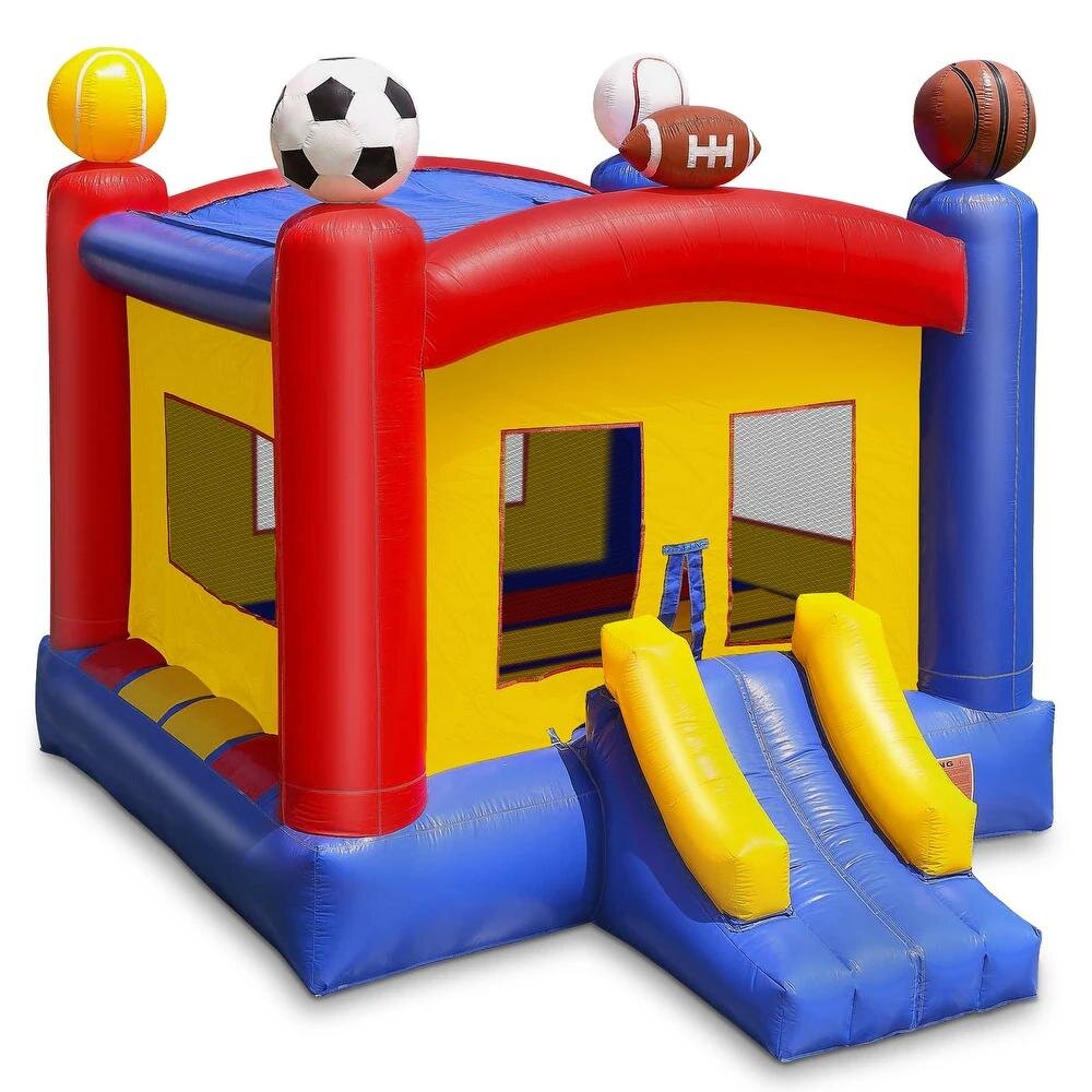 Inflatable Sports Bounce House - Multicolor
